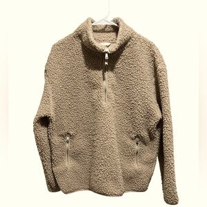 H&M Medium Sherpa pull over. EUC